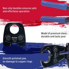 iCrimp Pex Pipe Crimping Tool, Plumbing Tool for 1-1/4 inch Copper