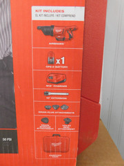Milwaukee Drain Snake Cleaner Air Gun M12 Air Kit model 2572B-21 *NEW*