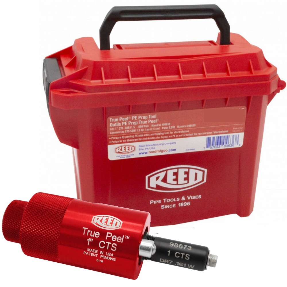 Reed Tool True Peel 1&rdquo; CTS SDR7 .161&Prime; Wall PE Pipe Electrofusion Prep