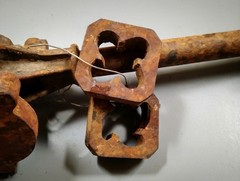 Vintage 34&Prime; Pipe Threader Die Stock w/ Extra Dies &ndash; Heavy Duty Manual Threading