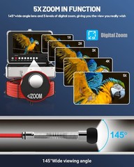 1080P HD Sewer Camera with 9&Prime; Monitor & 100ft Cable &ndash; Waterproof Inspection Tool