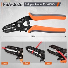 IWISS 8-Piece Crimping Tool Set with Ratcheting Design and Quick-Exchange Jaws
