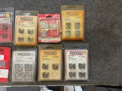 Mixed lot of Ridgid Pipe Dies 1/2&Prime; 3/4&Prime; 1-1/4&Prime; Berkley BT-00003 37875 37825 3782