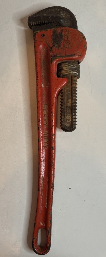 Forged 18&Prime; Inch Pipe Wrench Heavy Duty Made In Spain Industrial Quality