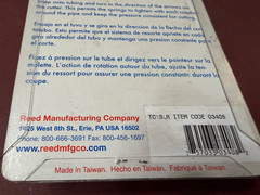 Reed Mfg 03408 TC1SLR 1&Prime; C-Cutter, Spring Loaded, Cuts Hard And Most Soft Copper