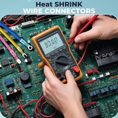 302 Pcs Heat Shrink Wiring Connectors Kits, Eletrical Wire Terminals, Crimp Insu