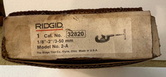 Rigid 1/8 in. to 2 in. Model 2-A Adjustable HeavyDuty Pipe Cutter, New Old Stock