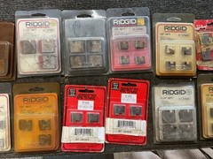 Mixed lot of Ridgid Pipe Dies 1/2&Prime; 3/4&Prime; 1-1/4&Prime; Berkley BT-00003 37875 37825 3782