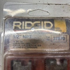 Ridgid 37870 High Speed 12-R Pipe Dies 1/2&Prime; NPT **NEW**