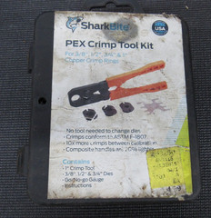 SHARKBITE 3/8&Prime; &ndash; 1&Prime; Pex Crimp Tool 23100 w/ Kit