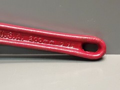 Ridgid RITCO 8&Prime; Pipe Wrench 1150 (23392) I-Beam Handle New Old Stock USA