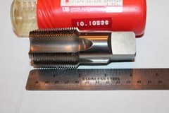 UNION BUTTERFIELD 10-10536 HSS HAND TAP 1-1/4 11-1/2 &ndash; NPTF- 4 1/8&Prime; OAL &ndash; NEW