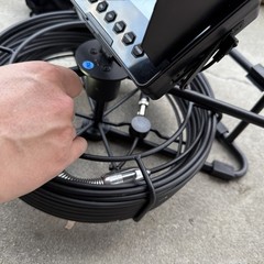 98ft Drain Sewer Pipe Inspection Camera 23mm Industrial Endoscope 4.3&Prime; Monitor