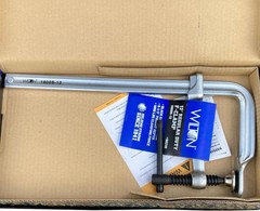 Wilton 86210 12&Prime; F-Clamp 5-1/2&Prime; Throat Regular Duty Steel Clamp