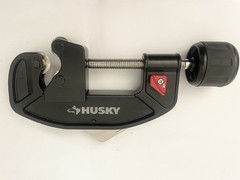 Husky 2-1/8 in Quick-Release Tube Cutter with Fold-Away Reamer and Blade Storage