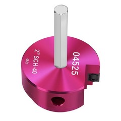 2&Prime; PVC Pipe Reamer Tool w/ Hex Shaft Fitting Saver