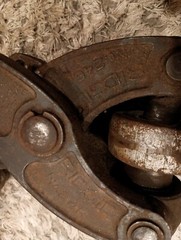Rigdid no. 246 cast iron pipe cutter For Parts or Not Working Missing Hook End