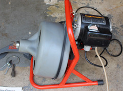 Ridgid K375, 1/3HP./115V Drum Drain Cleaning Machine w/C-32 Cable(75&prime;)