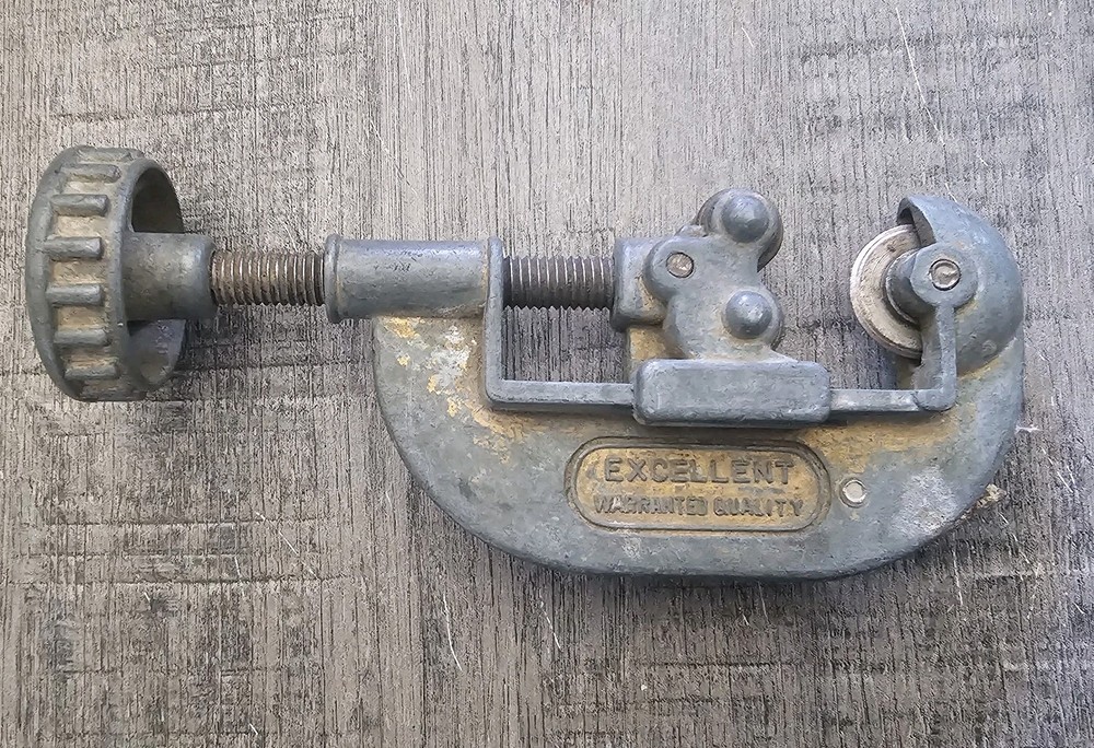Vintage Pipe Cutter Tool Made in Japan Made By EXCELLENT