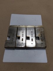 Dies #1,#2,#3,#4 Oster Series 300 Threading Dies 1-1/8&rdquo; & 12 NF. HS.