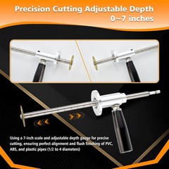 Internal/Inside PVC-ABS Pipe Cutter Tool for Drill,with Handle