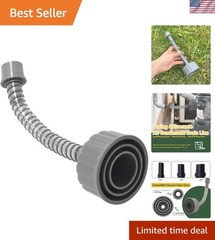 Compact A/C Drain Cleaning Tool with Clear Tube &ndash; Efficient Wet Vac Attachment