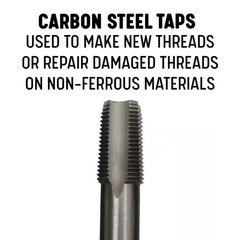 1/2 In. Carbon Steel NPT Pipe Tap and 23/32 In. High Speed Steel Drill Bit Set (