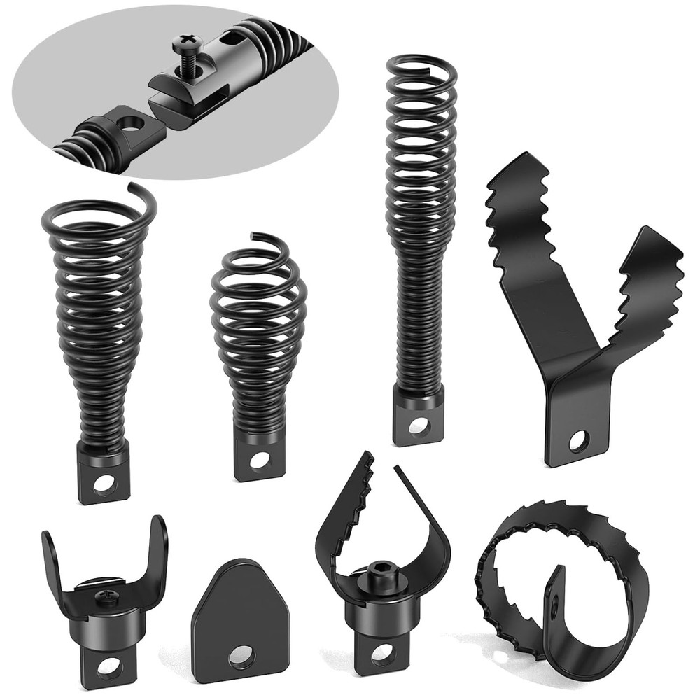 Essential Drain Cleaning Accessories &ndash; 8-Piece Assortment