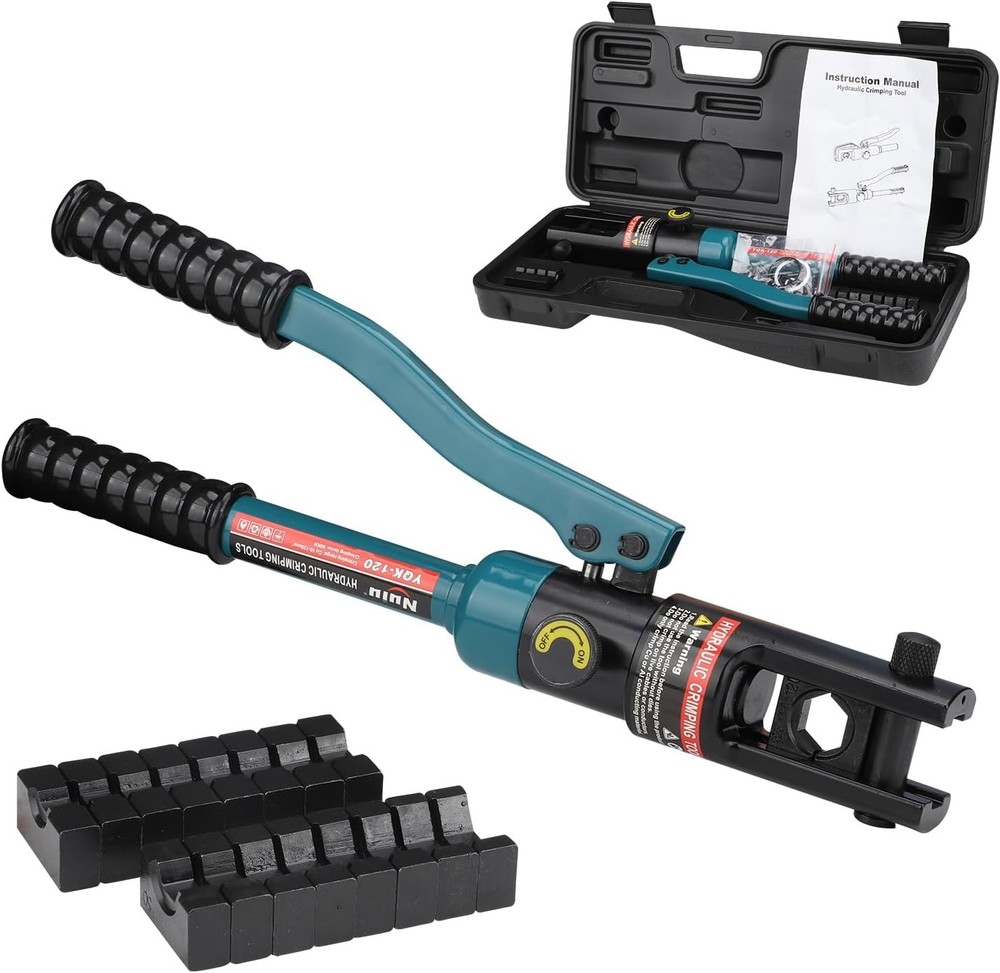 Hydraulic Crimping Tool 8T YQK-120, Wire Crimper for Battery Cables 10-120mm&sup2;, B