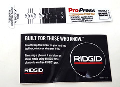 Ridgid 67178 RP 351 Batteries and Charger, Propress Jaws 1/2&Prime; &ndash; 2&Prime; Press Kit