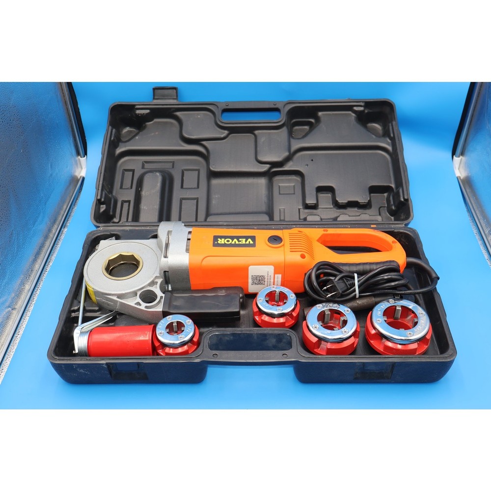 VEVOR Z1T-KY01-30-50 Electric Pipe Threader Kit 2300W w/ 4 Dies 1/2&Prime;-1-1/4&Prime; NPT