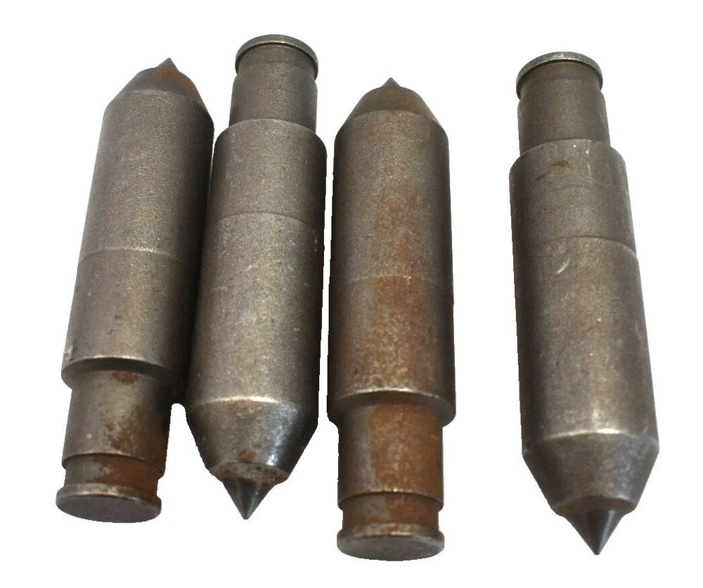 Lot of 4 Cable Auger Tooth Tools Cylinder Replacement Units End Point Carbide