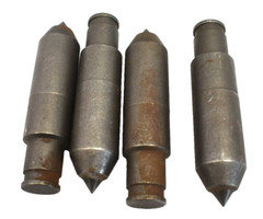 Lot of 4 Cable Auger Tooth Tools Cylinder Replacement Units End Point Carbide
