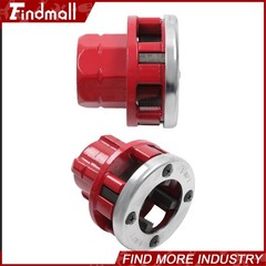 Findmall 1-1/4&Prime; & 1&rdquo; NPT 12-R RH Die Head & Dies 4 Ratchet Pipe Threader