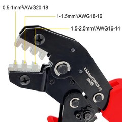 Crimping Tool with Ratchet, Ratcheting Wire Crimper Tool for Open 20-14 AWG