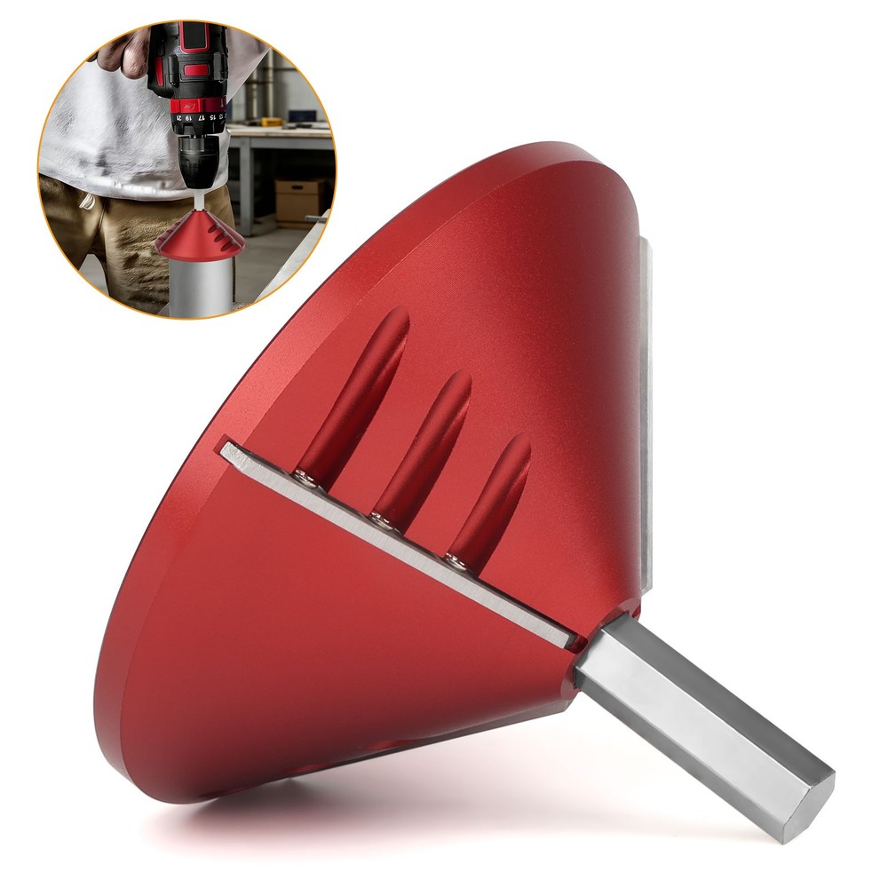 PVC Pipe Chamfer 2 in 1 Inner-Outer Deburring & Reaming Tool for CPVC ABS PE PP