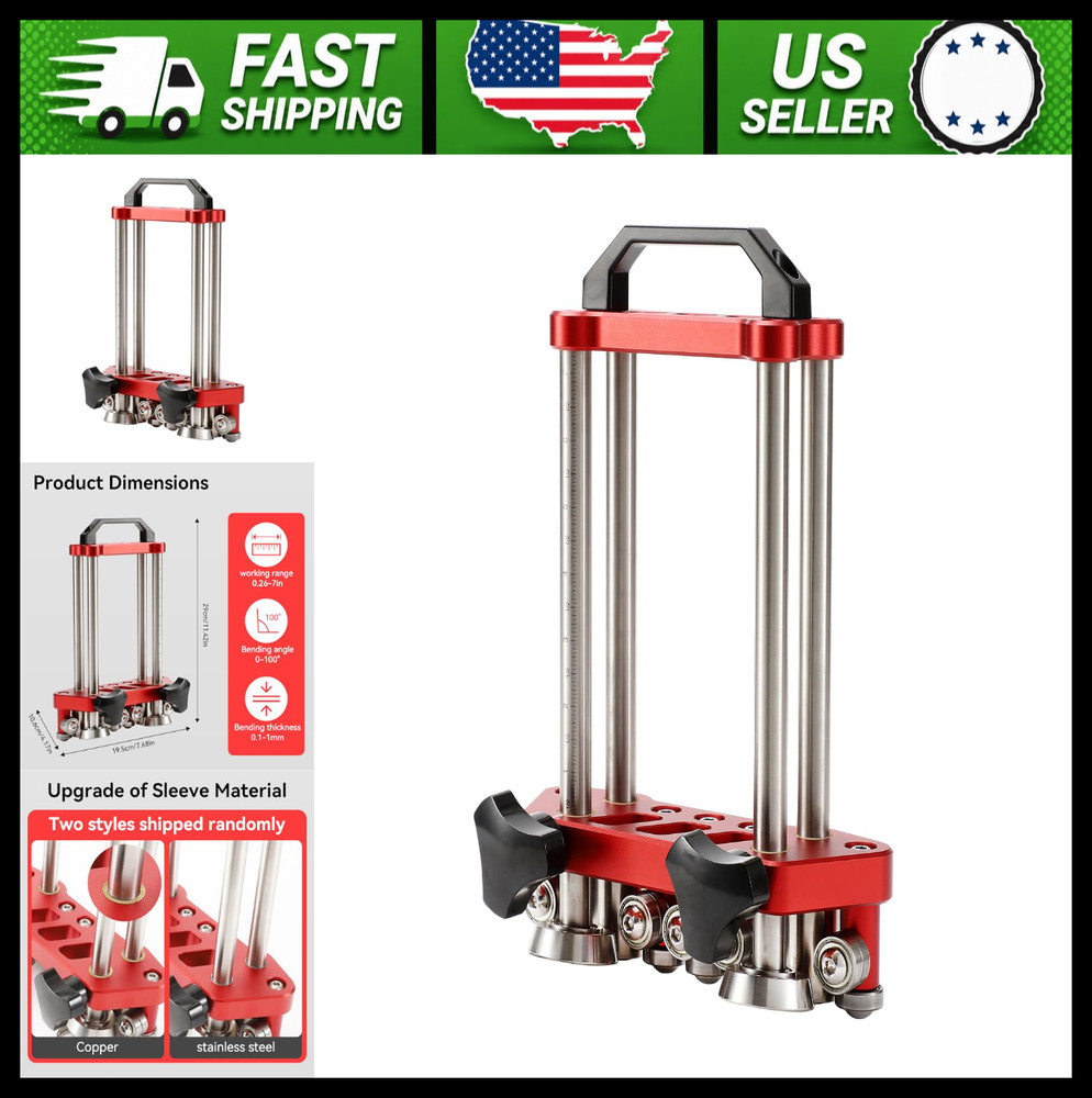 Sheet Metal Roller Bender 2 Station 0-100&deg; for Roofing Fabrication 7in