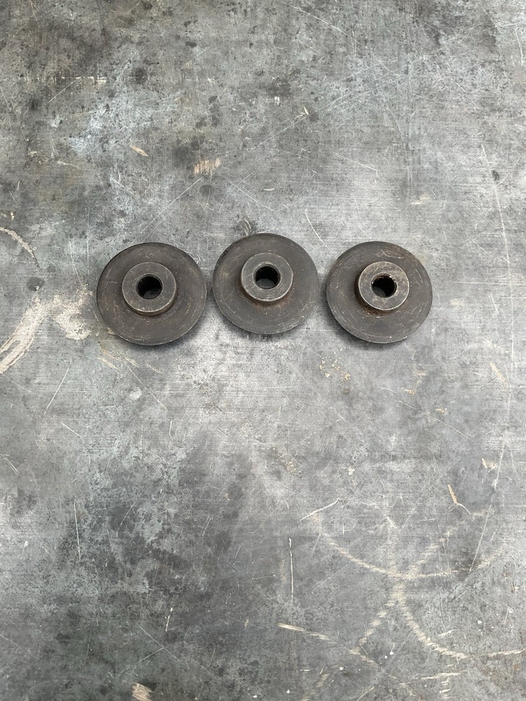RIDGID No 6 Heavy Duty Pipe Cutter Wheel For Steel And Iron Lot Of 3
