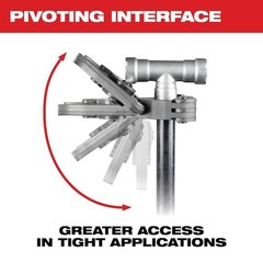 Milwaukee Tool 49-16-2650Bx 1/2&Prime; Ips-P Pivoting Press Ring For M18 & M12 Force