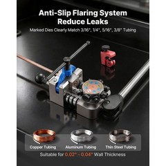 Professional Brake Line Flaring Tool,45-37 Degree Double Flare Bubble Flare Tool