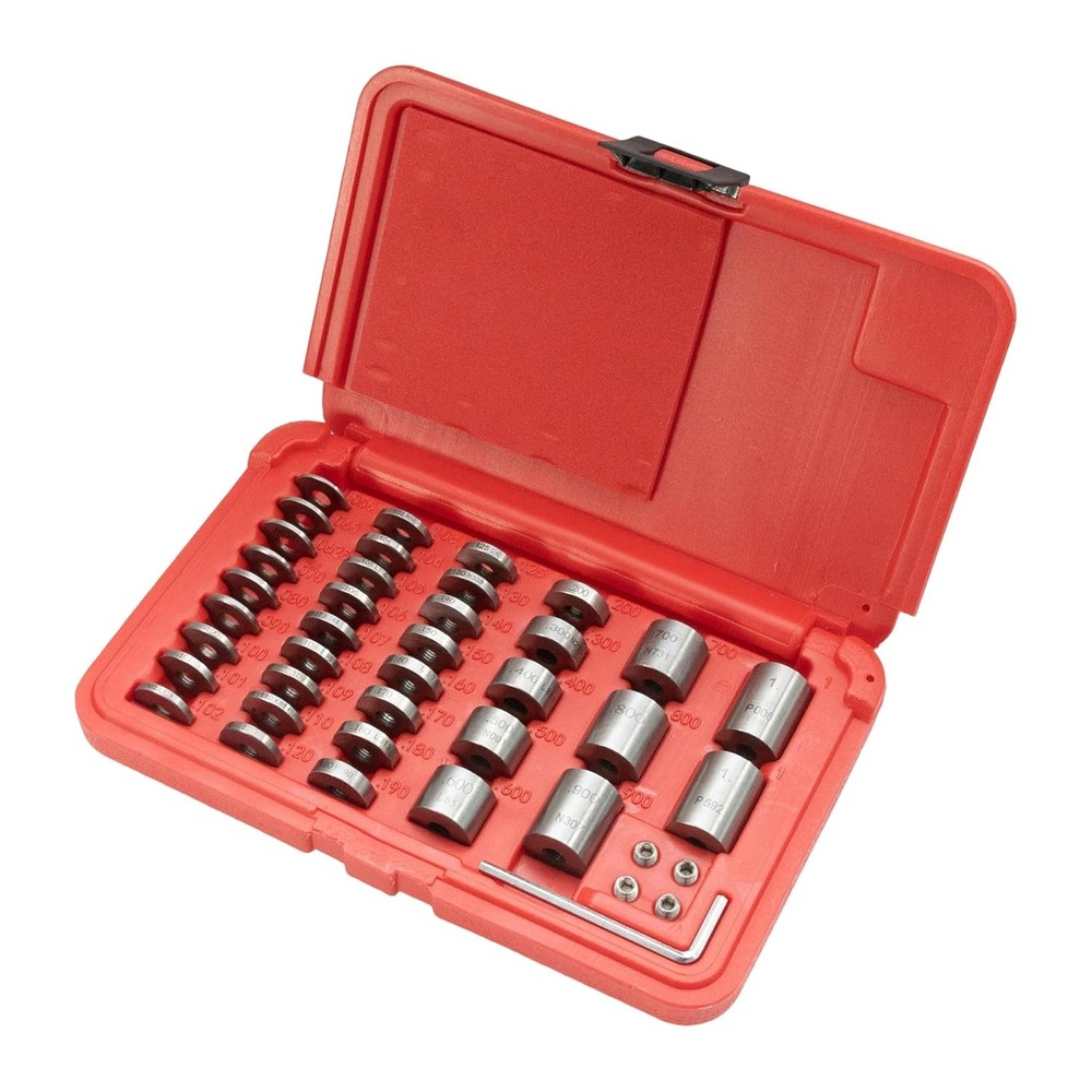HFS(R) Spacer Block Set Bearing Steel 36pc &plusmn;0.0001&Prime;, 3/4&Prime; Diameter,1/4-28 Thread
