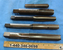 5 pcs. RARE Acme Taps Various Sizes Machine Shop Tools