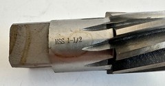 1-1/2 NPT HIGH SPEED STEEL SPIRAL FLUTE TAPER PIPE REAMER FREE SHIPPING