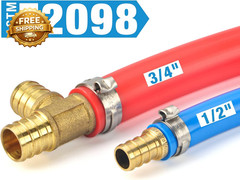 KIT-1096D PEX Clamp for 3/8 to 1 Inch PEX Cinch Clamps with 20Pcs 1/2 Inch & 10P