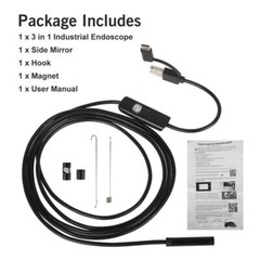 Pipe Inspection Camera Endoscope Video Sewer Drain Cleaner Waterproof Snake USB
