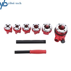 NPT Manual Ratchet Pipe Thread Pipe Reel 6Pack 1/4&Prime; NPT to 1-1/4&Prime; NPT W/Box