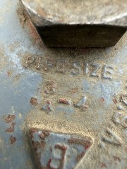 Antique Billings & Spencer No. 37 Pipe Chain Wrench USA 37&rdquo; Plumbing Tool