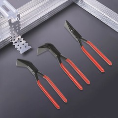 3-Piece Sheet Straight Bending Plier Hand Seamers Sheet Metal Tool 45&deg; & 90&deg;