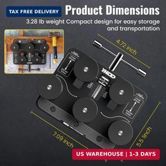 YHDD Tubing Straightener for 3/16&Prime;-1.0&Prime; Diameters, Brake Line Medium, Black