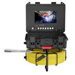 20m Sewer Pipe Inspection Camera Drain Sewer Pipeline Industrial Endoscope 7&rdquo;
